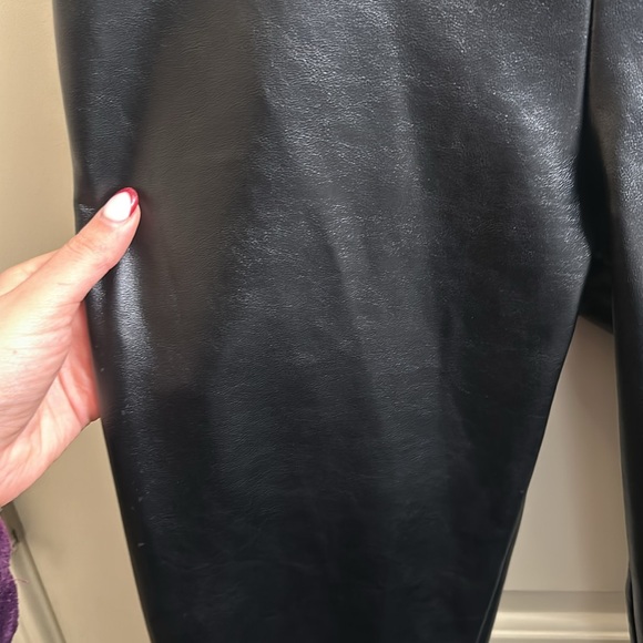 Leather leggings from 1 State like new - Picture 2 of 3